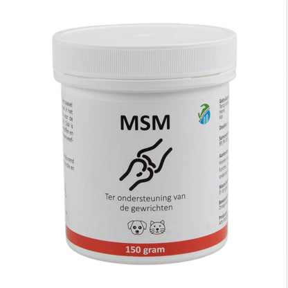 MSM 100% Puur - Voor honden en katten - Methylsulfonylmethaan - Voor soepele gewrichten